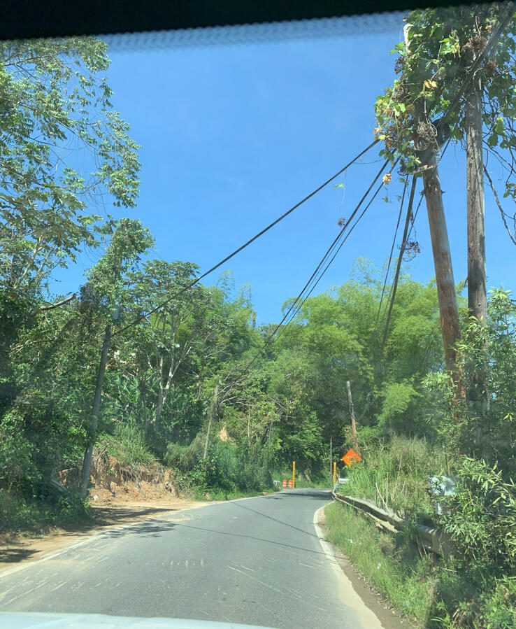Carretera hacia Utuado